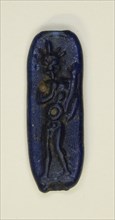 Amulet of the God Harpocrates or Horus-Helios with Cornucopia, Egypt, Roman Period (30 BC-AD 395). Creator: Unknown.