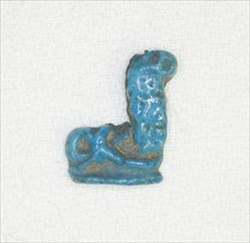 Amulet or Inlay of a Serpent, Egypt, Late Period (about 664-332 BCE). Creator: Unknown.