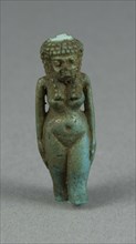 Amulet of an Unidentified Goddess (?), Egypt, Ptolemaic Period (?) (4th-1st century BCE). Creator: Unknown.