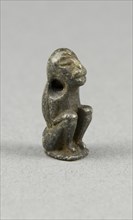 Amulet of a Seated Ape, Egypt, Middle Kingdom (?) (about 1700 BCE). Creator: Unknown.