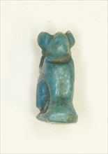 Amulet of a Seated Cat (the Goddess Bastet), Egypt, Third Intermediate-Late Period (?)... Creator: Unknown.