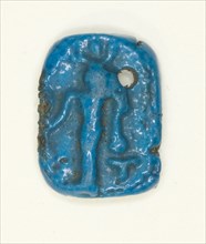 Amulet of the Goddess Hathor, Egypt, Third Intermediate Period (about 1069-664 BCE). Creator: Unknown.