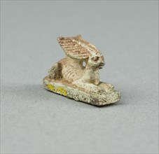 Amulet of a Cape Hare, Egypt, Late Period, Dynasties 26-31 (664-332 BCE). Creator: Unknown.