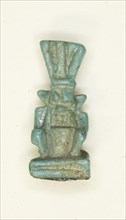 Amulet of the God Bes, Egypt, Third Intermediate Period-Late Period, Dynasty 21-31 (abt 1069-332 BCE Creator: Unknown.