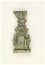 Amulet of the God Bes, Egypt, Third Intermediate Period-Late Period, Dynasties 21-31 (abt 1069-332 B Creator: Unknown.