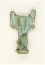 Amulet of the God Shu, Egypt, Late Period, Dynasty 26-31 (664-332 BCE). Creator: Unknown.