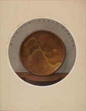 Small Plate or Saucer, c. 1937. Creator: John Matulis.