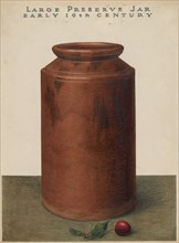 Preserve Jar, c. 1936. Creator: John Matulis.