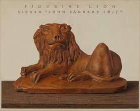 Lion, c. 1937. Creator: John Matulis.