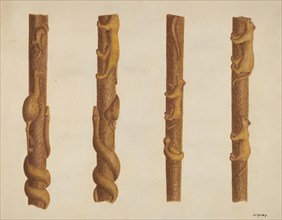 Walking Stick, c. 1940. Creator: William McAuley.