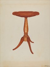 Tip-table or Cant-table, 1937. Creator: William McAuley.