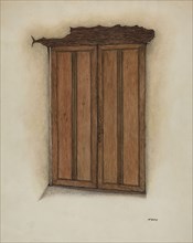 Chapel Doors, 1938. Creator: William McAuley.