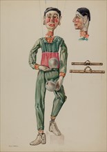 Juggling Marionette, c. 1936. Creator: James McLellan.
