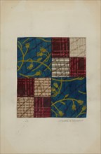 Quilt, 1935/1942. Creator: Ralph N. Morgan.