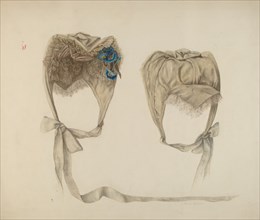 Bonnet, c. 1941. Creator: Stella Mosher.