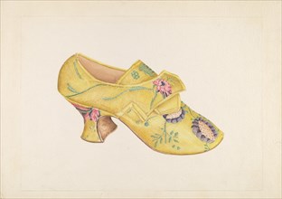 Woman's Shoes, c. 1937. Creator: Stella Mosher.