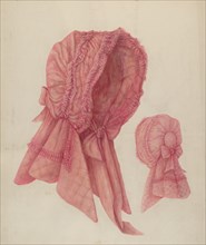 Bonnet, c. 1942. Creator: Stella Mosher.