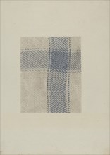 Shaker Tablecloth, c. 1936. Creator: Elizabeth Moutal.