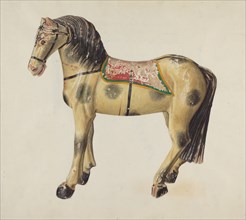 Toy Horse, 1935/1942. Creator: Elizabeth Moutal.