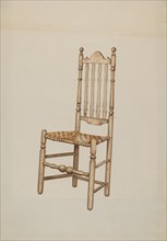 Banister Back Chair, 1935/1942. Creator: Henry Murphy.