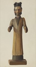 Bulto (Saint with Hands Extended), c. 1938. Creator: Carl O'Bergh.