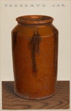 Preserve Jar, c. 1939. Creator: Alfred Parys.