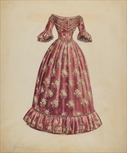 Dress, c. 1937. Creator: Jean Peszel.