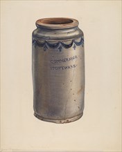 Jar, c. 1938. Creator: Jean Peszel.