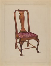 Side Chair, c. 1936. Creator: Lawrence Phillips.