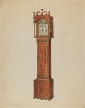 Tall Clock, c. 1936. Creator: Lawrence Phillips.