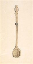 Baker's Mixing Spoon, c. 1939. Creator: Paul Poffinbarger.