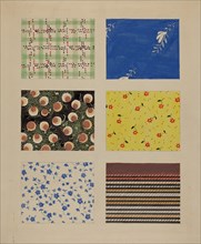 Quilt Patches, c. 1937. Creator: Dorothy Posten.