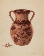 Vase, c. 1937. Creator: Jessica Price.