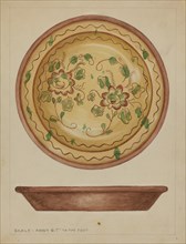 Pa. German Dish, c. 1936. Creator: Jessica Price.