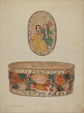 Pa. German Bride's Box, c. 1937. Creator: Jessica Price.
