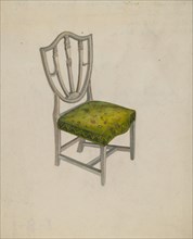 Chair, c. 1936. Creator: Edna C. Rex.