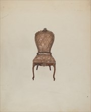 Side Chair, c. 1937. Creator: Edna C. Rex.