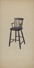 High Chair, 1938. Creator: Michael Riccitelli.