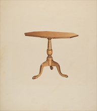 Table (Tripod), 1935/1942. Creator: Michael Riccitelli.