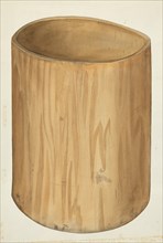 Flour Barrel, 1935/1942. Creator: Wilbur M Rice.
