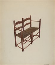 Ox Cart Chair, c. 1939. Creator: Wilbur M Rice.
