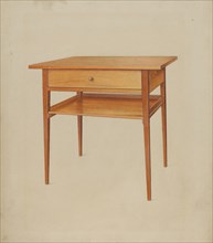 Shaker Table, 1937. Creator: Winslow Rich.