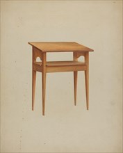 Shaker Dining Table, c. 1937. Creator: Winslow Rich.