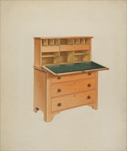 Desk, c. 1937. Creator: Winslow Rich.