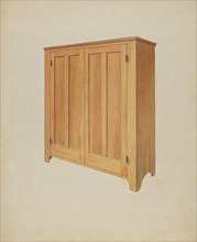 Shaker Cabinet, c. 1937. Creator: Winslow Rich.