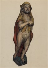 Figurehead: Hercules, c. 1937. Creator: Virginia Richards.