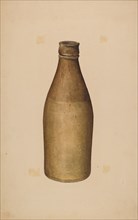Stoneware Ink Bottle, c. 1940. Creator: Sydney Roberts.