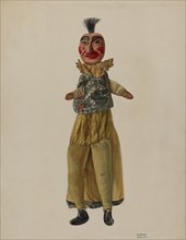 Punch Clown Puppet, c. 1937. Creator: Florian Rokita.