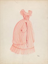 Dress, c. 1940. Creator: Josephine C. Romano.