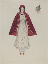 Doll - "Narcissa Savery", c. 1937. Creator: Josephine C. Romano.